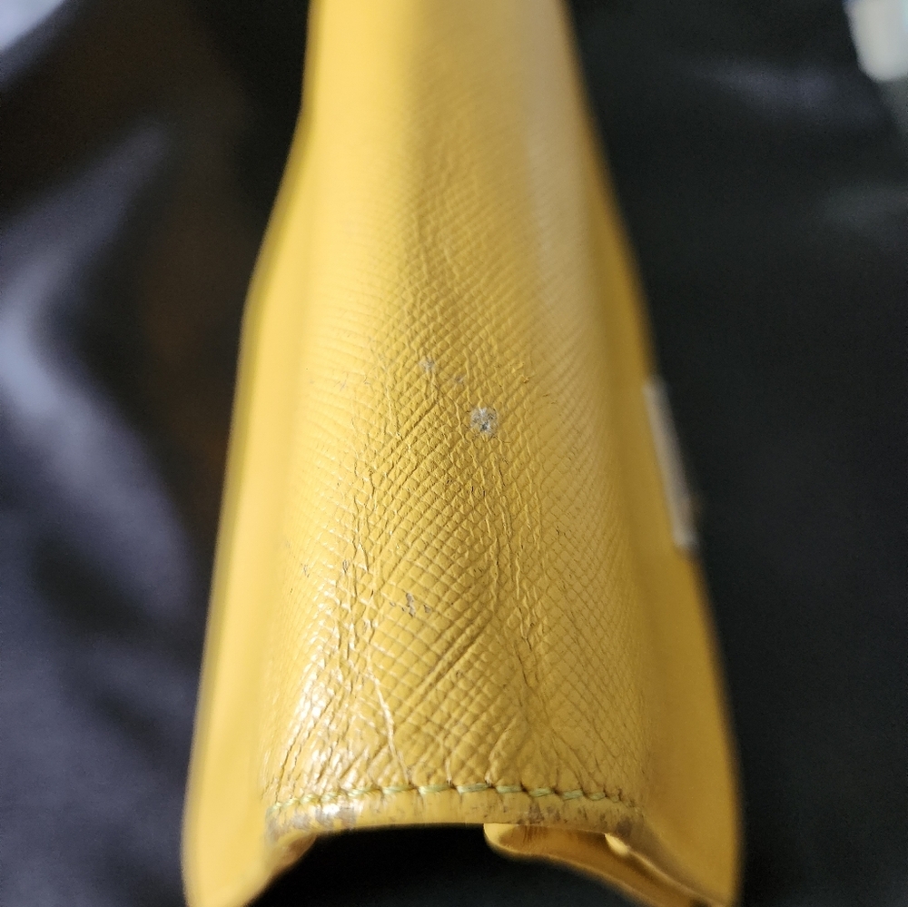 Prada Small Gold Card Wallet - Picture 9 of 9